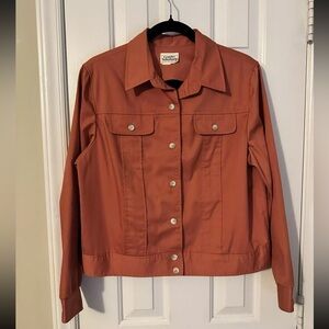 Vintage Country Suburbans Womens 16 Burnt Orange Jacket Autumn Fall
